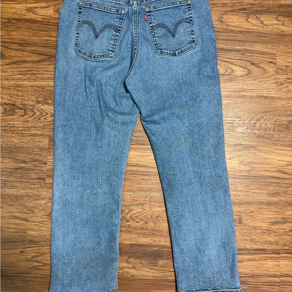 Levi's wedgie straight Blue Denim Jeans size 31 - Picture 4 of 5